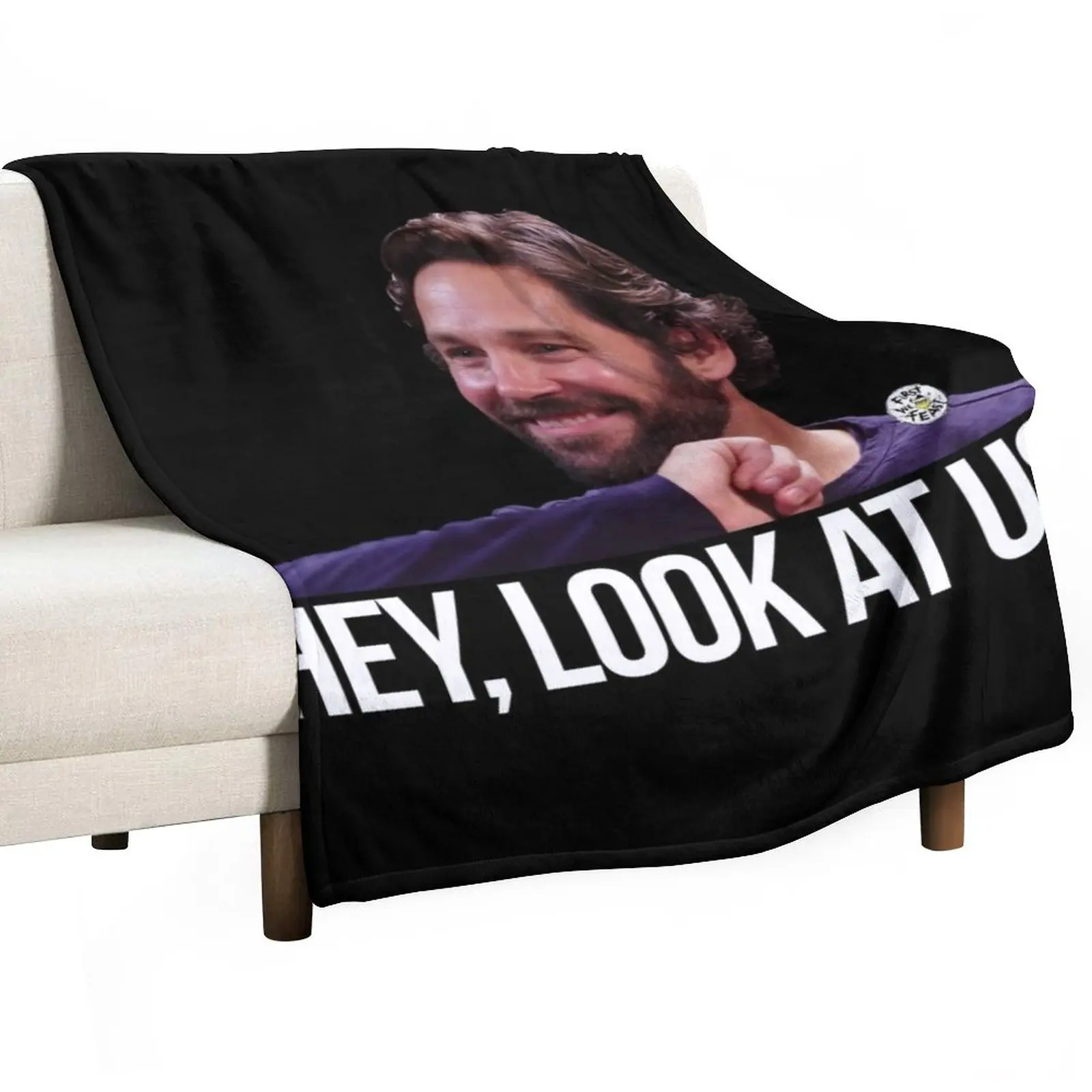 

Hey, look at us - Paul Rudd Throw Blanket Designer Blankets Warm Blanket Multi-Purpose Luxury Thicken Blanket