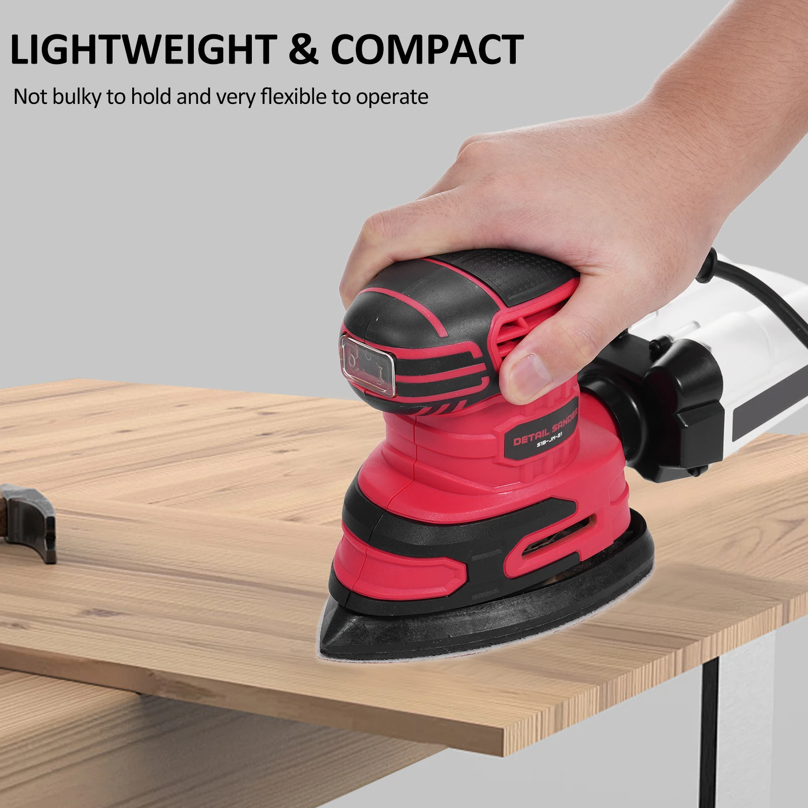Compact Electric Sander With Dust Collector