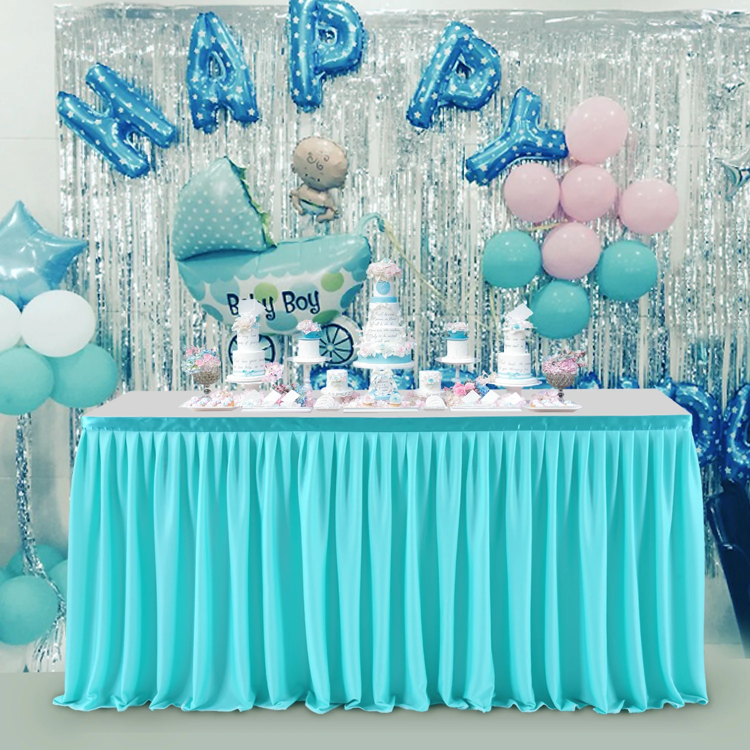 Nappe,Jupe de Table en Tulle pastorale,décoration de mariage,voile Tutu