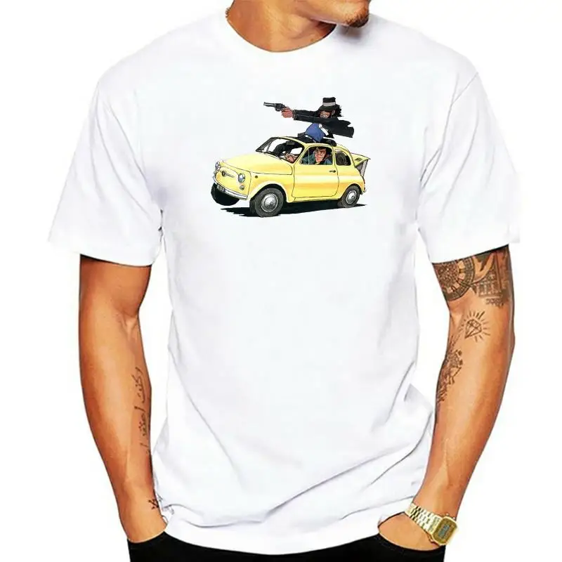 

T-SHIRT UOMO DONNA LUPIN MARGOT ZENIGATA FUMETTO CARTONE ANIMATO VINTAGE