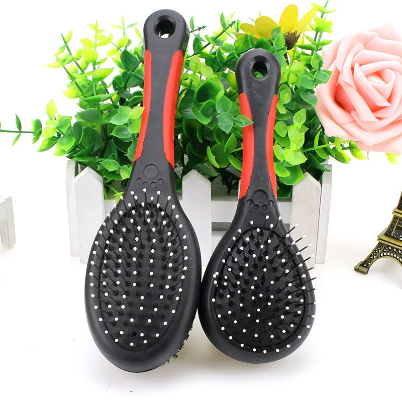 

Double Faced Pet Dog Comb Plastic Handle Long Hair Brush Puppy Cat Massage Bath Brush Pet Grooming Tools Dog Accessories