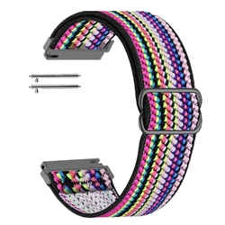 Nylon Elastic Sport Wristband - 20/22mm for 22mm (Colorful bar)