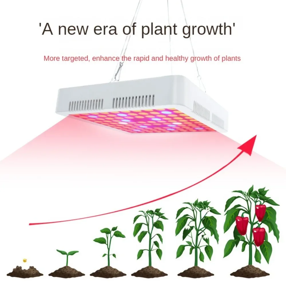 LED Grow Light ,300W LED Plant Growth Lamp Full Spectrum Plant Light Panel Suitable for Hydroponic Indoor Plants Vegetables