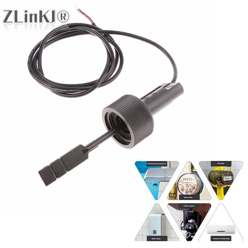 Water Paddle Flow Switch Female Thread Connecting Sensor Heat Pump Water Heater Air Conditioner Durable water flow sensor