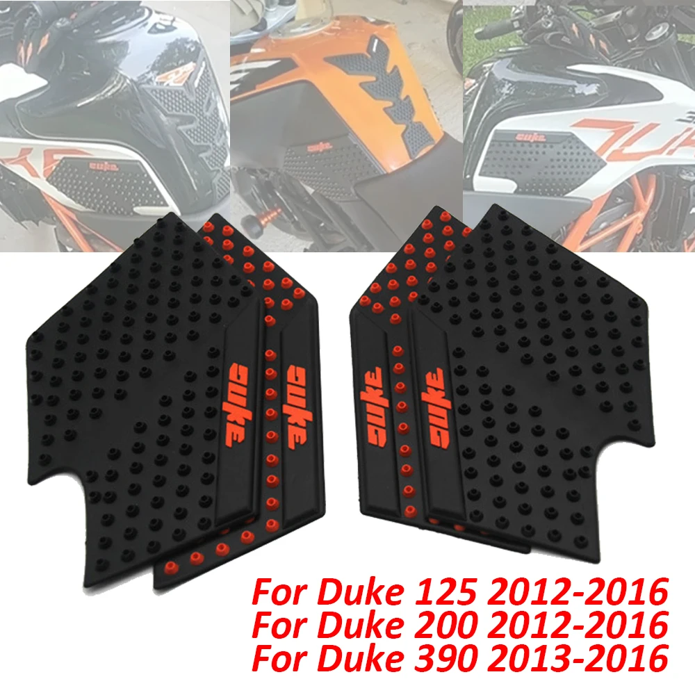 

Motorcycle Anti-Heated Gas Tank Side Traction Knee Protector Anti Slip Pad For KTM Duke125 Duke200 2012-2016 Duke390 2013-2016