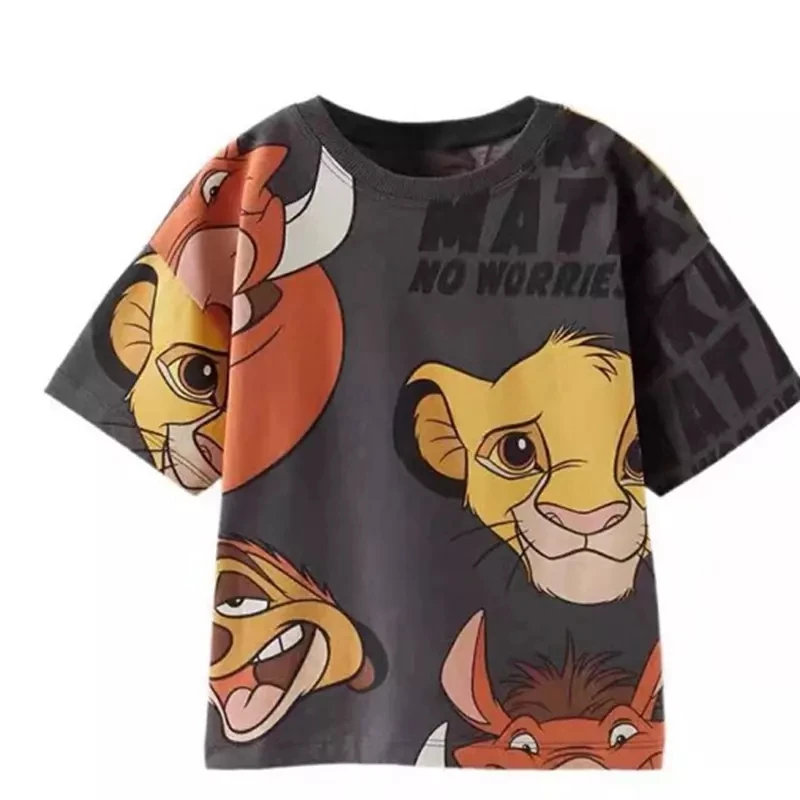 2023 Summer New Children's Clothing Baby Girls Short Sleeve Basic Tops Cartoon T Shirt For Kids Boy 1