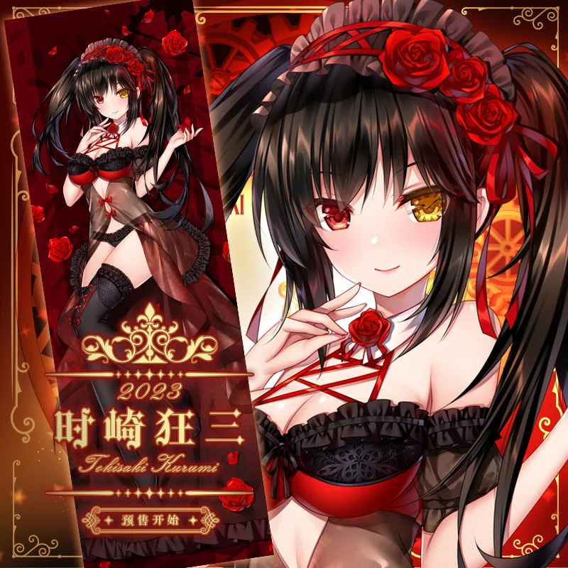 

Game DATE A LIVE Tokisaki Kurumi Nightdress Sexy Dakimakura 2WAY Hugging Body Pillow Case Anime Otaku Pillow Cushion Cover