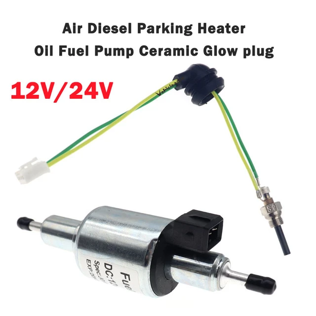 Kraftstoff pumpe 12V 22ml für 5kW 8kW Heizungen für LKW-Öl Kraftstoff pumpe  Luftpark heizung Impuls messung - AliExpress