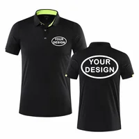 POLO d'été à séchage rapide, Logo imprimé personnalisé, broderie de Golf, personnalisé avec votre Logo, T-shirt de sport 1
