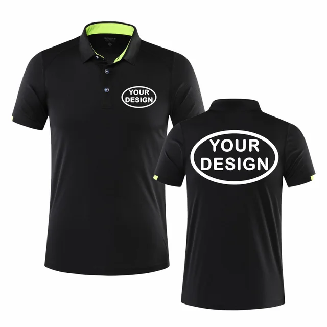 POLO d'été à séchage rapide, Logo imprimé personnalisé, broderie de Golf, personnalisé avec votre Logo, T-shirt de sport 1