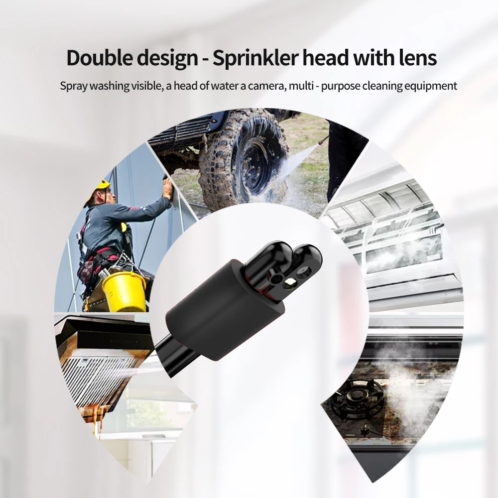 Car Air Conditioner Cleaning Gun, Pipeline Inspection Camera LCD