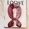 Luxury Polka Dot Silk Square Scarf Women Hijab Hair Bands Neckerchief Female Satin Shawl Ribbon Headband Fashion Wraps Bandana 1