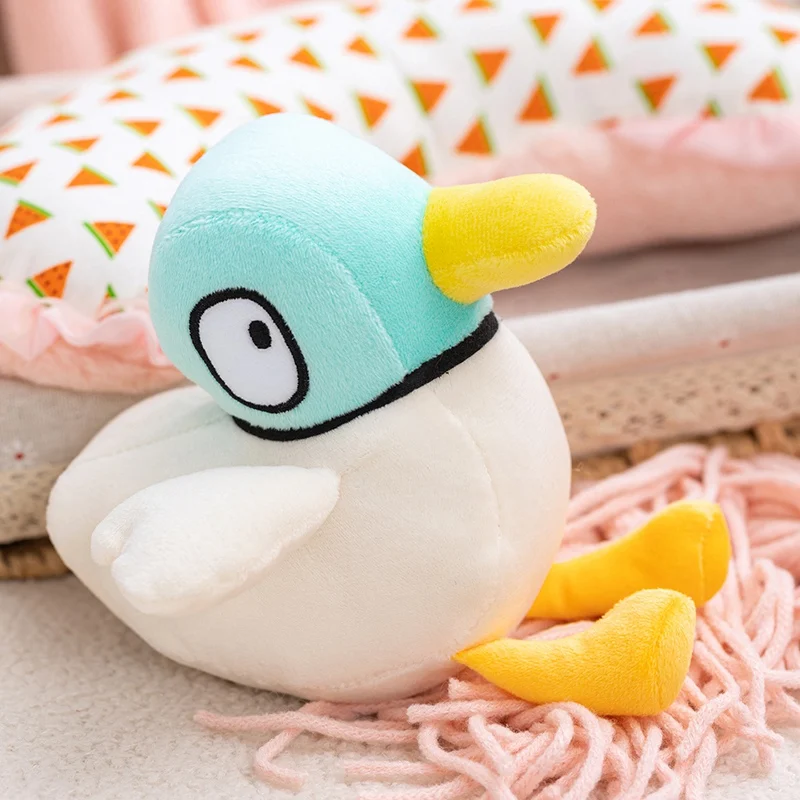 Neue Sarah und Ente Plüschtiere Niedliche Glücksende-Puppe Zimmerdekoration Gefülltes Plüschkissen Geburtstags- und Weihnachtsgeschenke – Detail 4