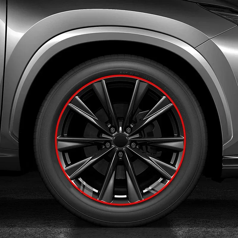 Car Wheel Decorative Strip 8M Universal Car Rim Protect Strip Wheel Edge Protector Covers Accessories