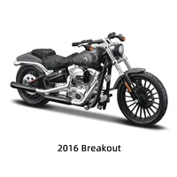 Maisto 1:18 Harley-Davidson 2016 Breakout Die Cast Vehicles Collectible Hobbies Motorcycle Model Toys 1