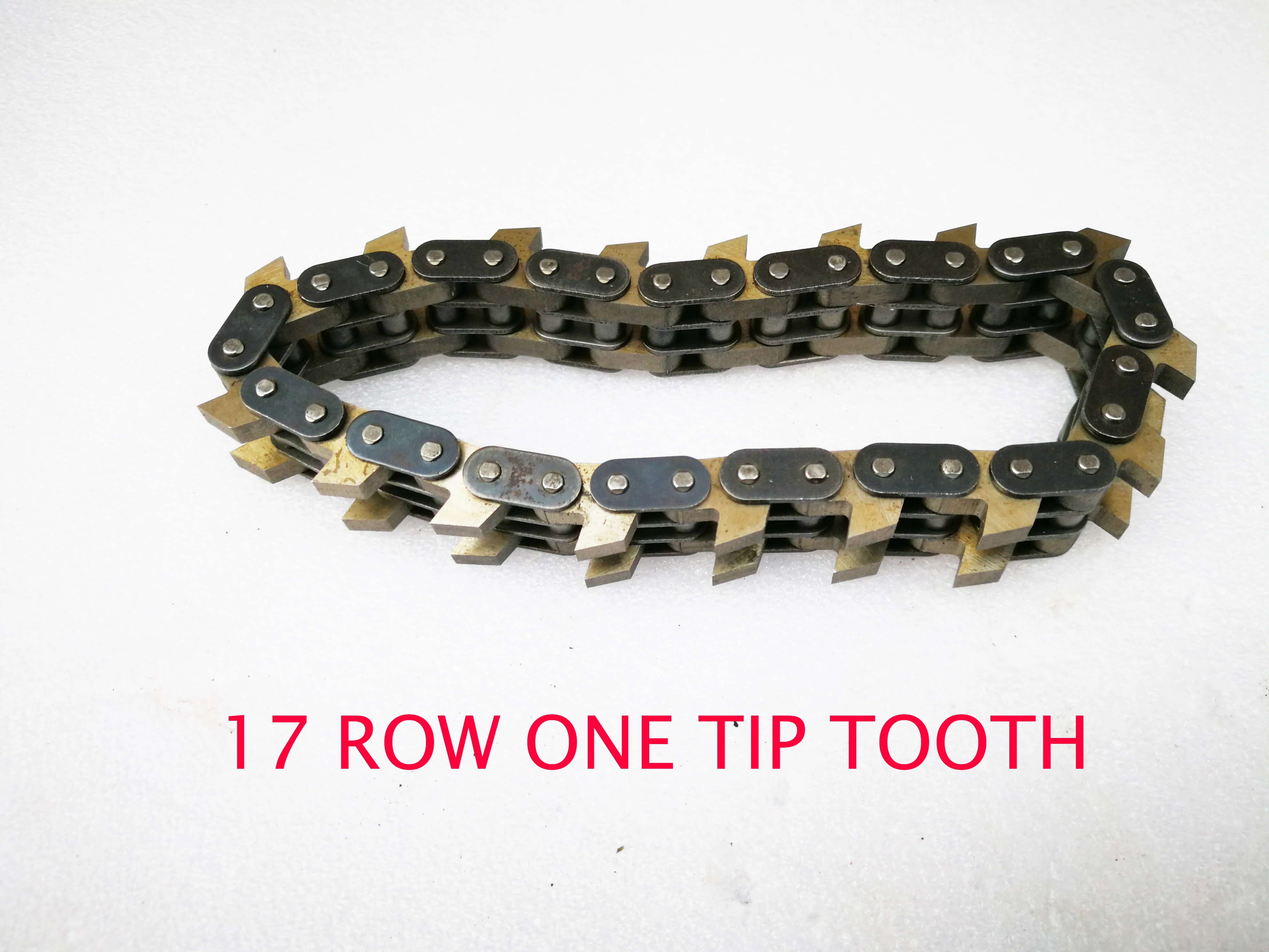 17 Row  One Tip Middle Tooth Cutter Saw Chain For Pneumatic Waste Stripper Carton Paper Stripping Machine Detachable Hinge Joint 100 180ml coffee machine portable detachable double hole design folding and easy storage italian hand pressed coffee brewer