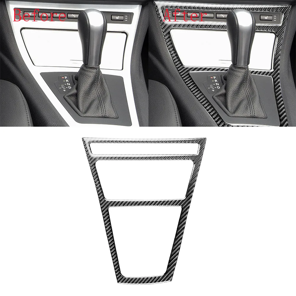 

Gear Shift Panel Decoration Cover Trim Carbon Fiber Car Interior Mouldings for BMW X3 E83 2004 2005 2006 2007 2008 2009 2010