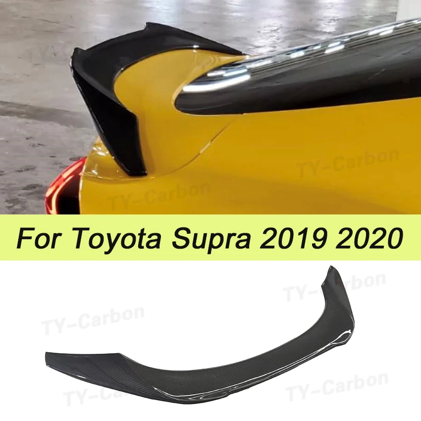 

High Quality Carbon Fiber Spoiler Rear Boot Racing Trunk Wing For Toyota Supra A90 MK5 2019 -2022 FRP Car Styling Bumper