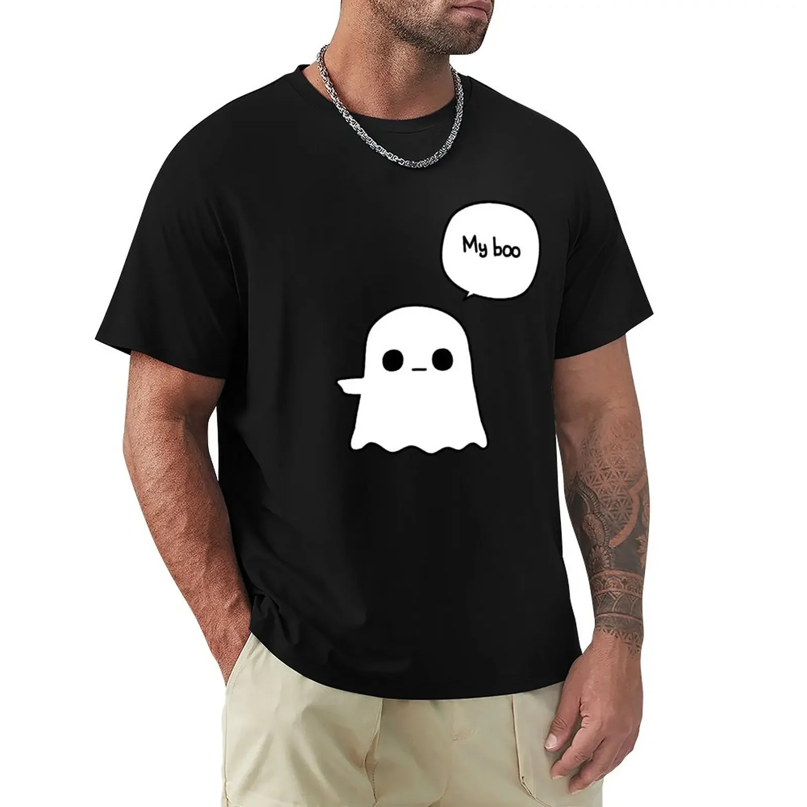 

My Boo - Left T-Shirt new edition summer tops mens graphic t-shirts pack