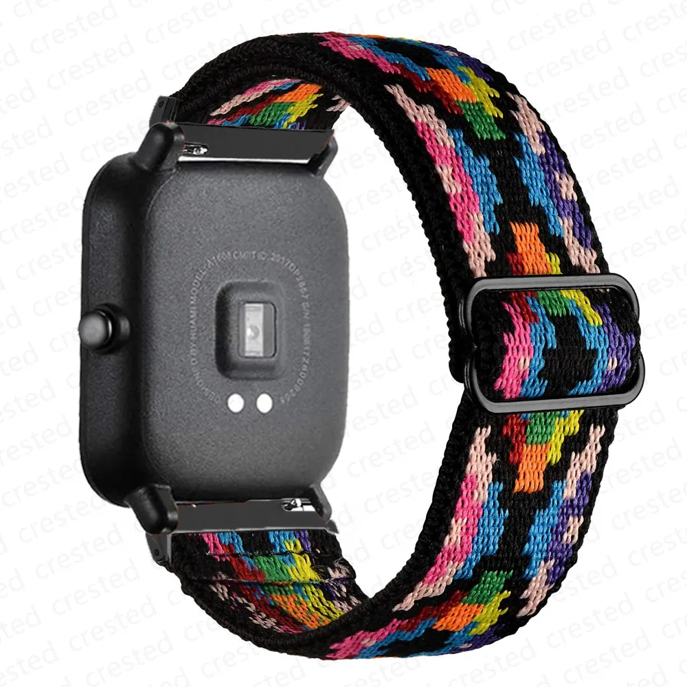 Scrunchie Nylon Sport Bracelet Band for Smartwatch - 22mm Strap Accessories
