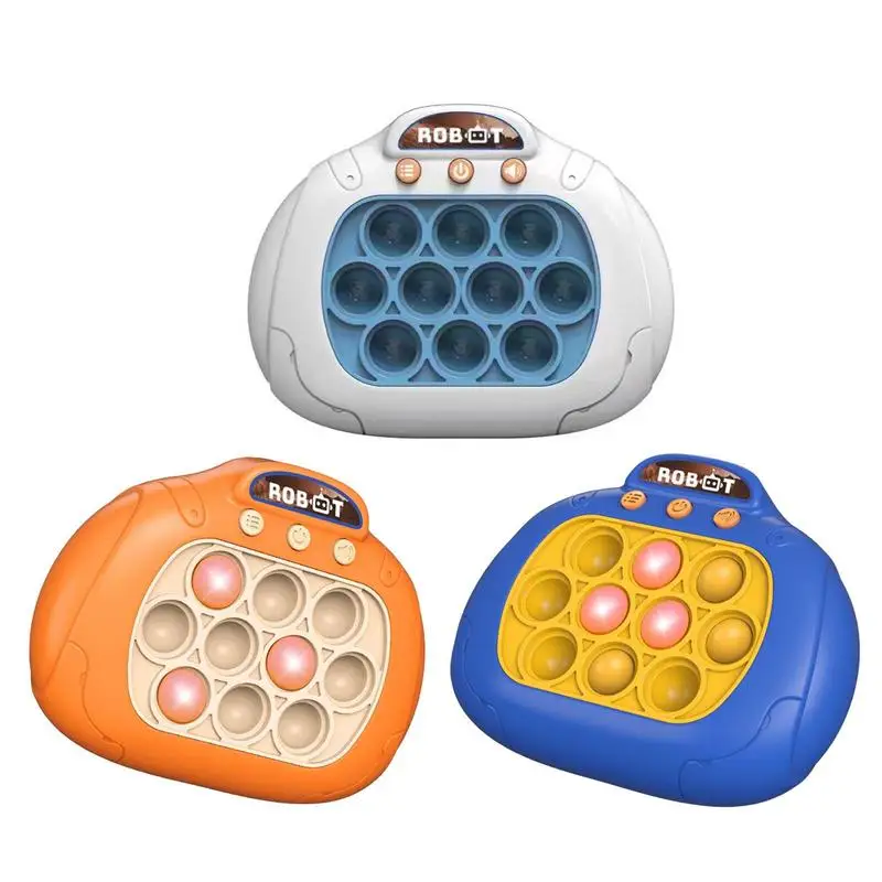 

Quick Push Bubbles Game Machine Kids Cartoon Fun Whac A Mole Squeezing Toys Anti Stress Sensory Bubble Pop Fidget Toy Gifts