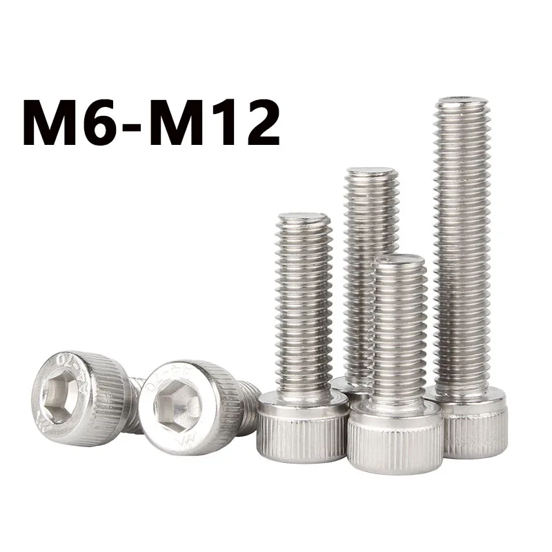 

1 шт., внутренний шестигранный винт из нержавеющей стали M6M8M10M12 316