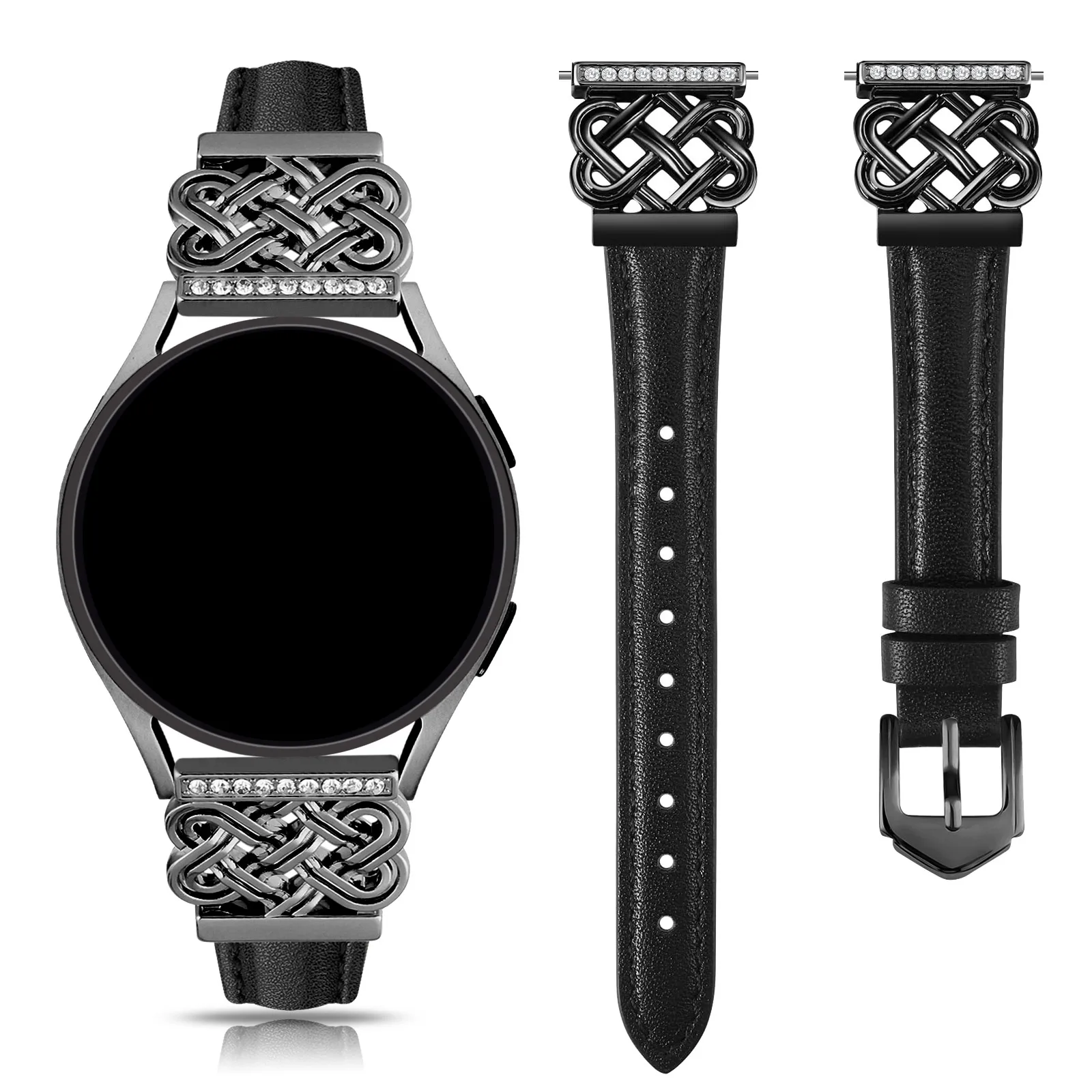 Elegant Women's Leather Watch Strap - Premium 20mm Design