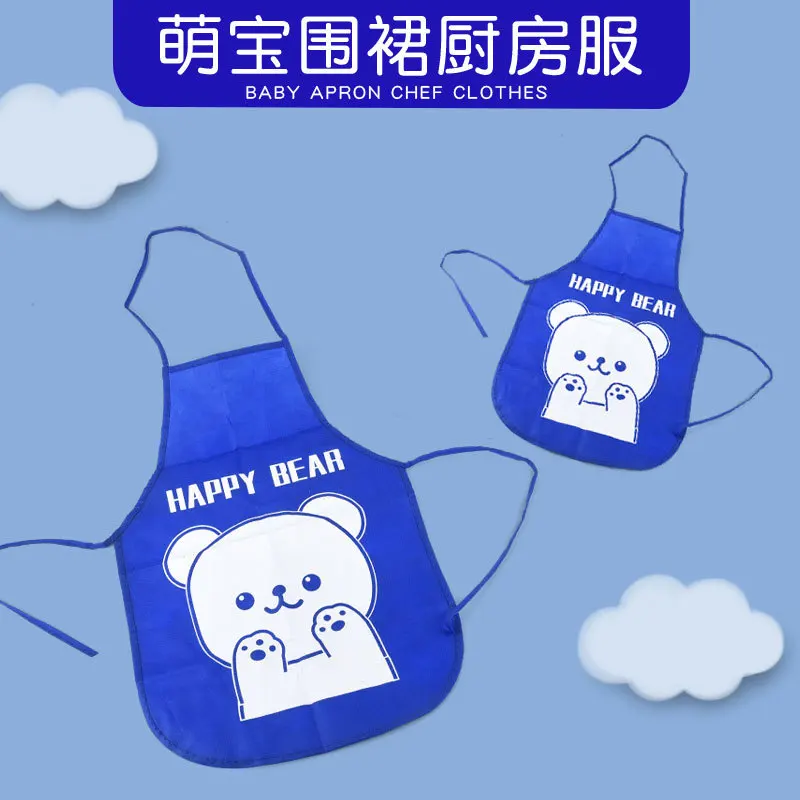 

Child-size Cartoon Apron for Pretend Cooking and Role-playing in Kitchen