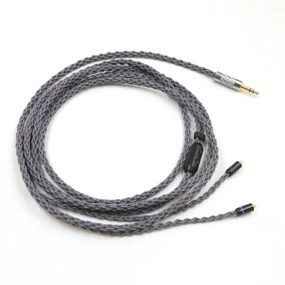 

Hi-Fi 7N OCC 2,5 мм 4,4 мм XLR OCC однокристальный серебристый кабель MMCX для наушников shure SE315 SE535 SE846 шнур для наушников