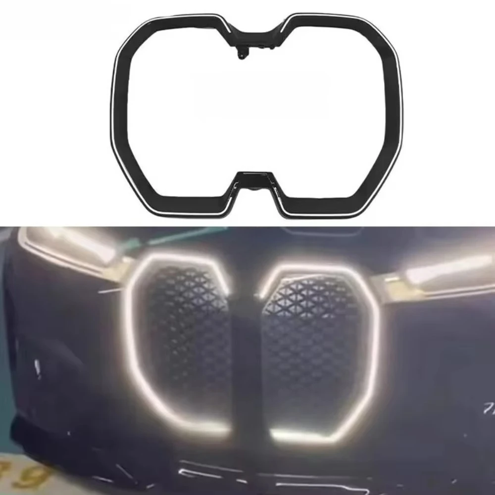 Pour BMW Série 4 G26 2021-2025, calandre de mise à niveau LED noire ...