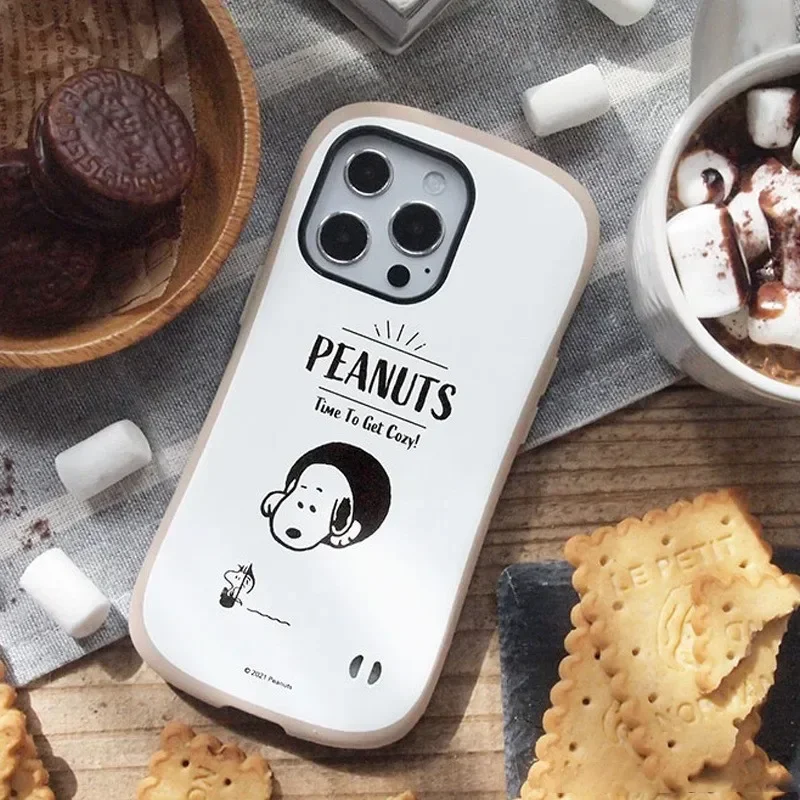 thumbnail image 1 of Funda de teléfono de línea completa Snoopy Charlie Brown para iPhone 14 13 12 11 Pro Max 14 7 8 Plus X XS Max XR Nueva funda linda de cintura delgada, 1 of 5