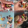 Wooden Rattle Baby Toys Grasp Play Game Teething Infant Toy Early Musical Educational Toy Toddler Rattles Children Development 5