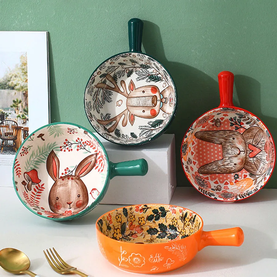 Ceramic Bakeware Handle Ceramic Baking Dishes Pans Ceramic Kitchen