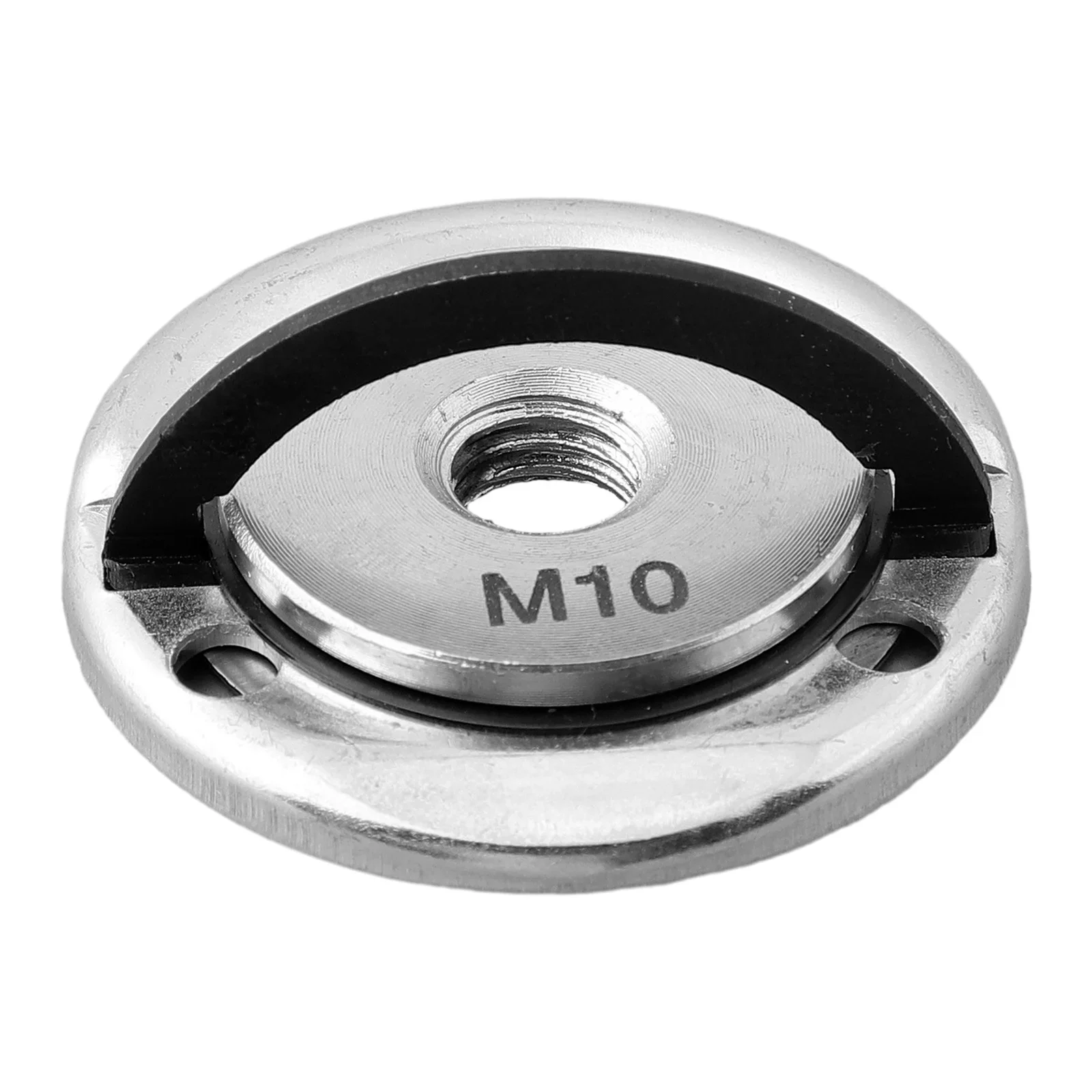M10/Angle Grinder Self-Locking Pressing Plate Galvanized Grinder Quick Release Pressure Plate Flange Nut Power Chuck Tools