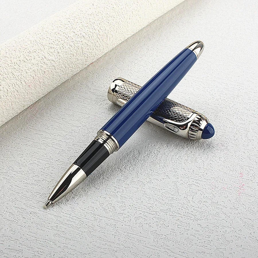 Jinhao 750 Rollerball Kugelschreiber Set - 2 Stück Silber & Gold