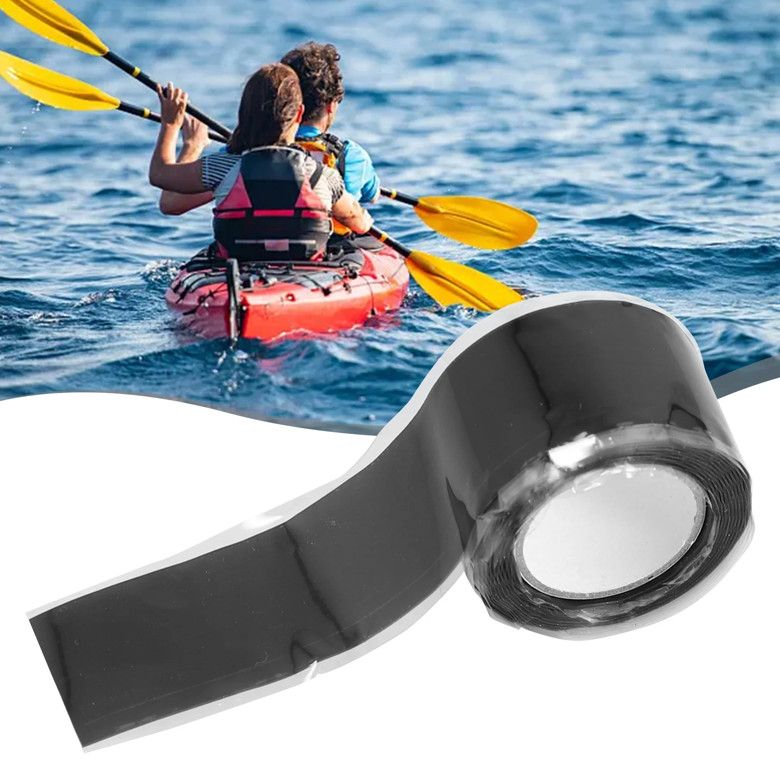 

Paddles Repair Tape Silicone Grip Tape Strong Self-adhesive Yellow Black Blue Good Sealing Performance Green Silicone