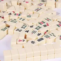 Mahjong Game Chinese Mahjong Mini Traditional Majiang Portable Travel Classic Board Games With Storage Bag Free Shipping 2