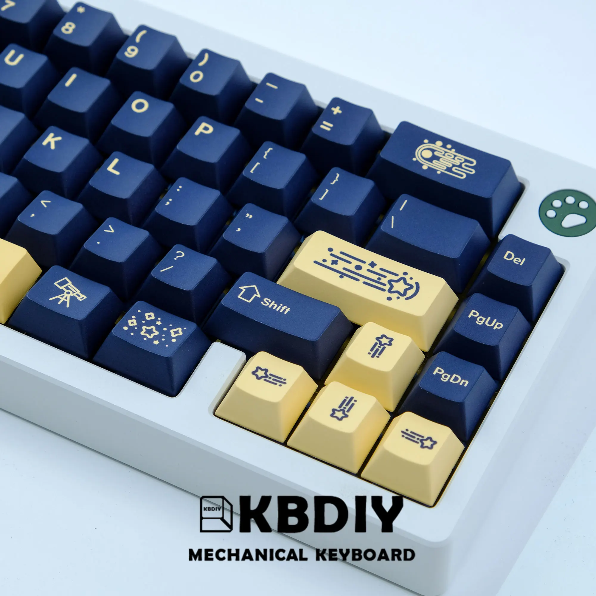 KBDiy-Teclado Mecânico Keycaps Set, clone coreano, perfil