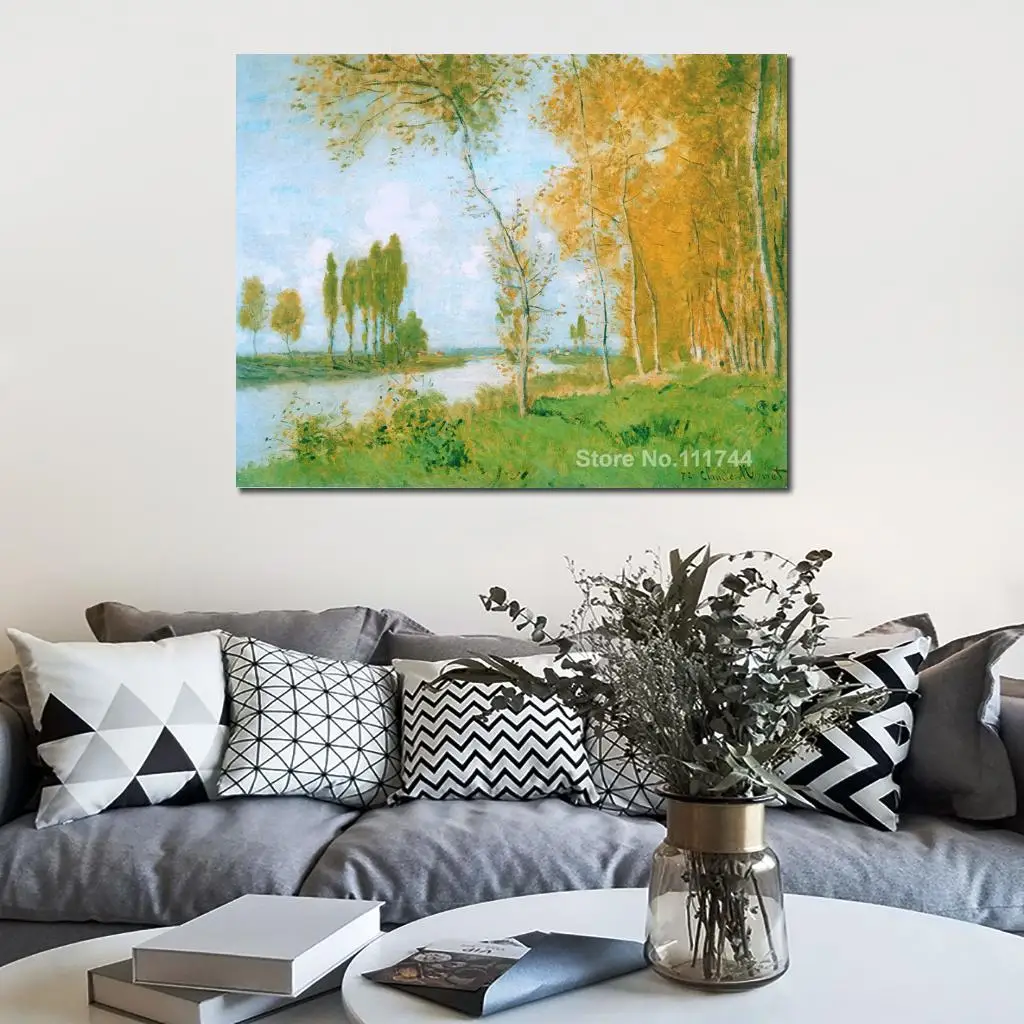 

Online Art Gallery The Spring in Argentuil Claude Monet Landscape Paintings Hand Painted High Quality