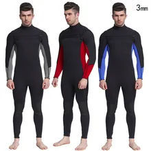 

3MM Neoprene One Piece Diving suit Scuba Spearfishing Wetsuit Snorkeling Surfing suit for men and women winter thermal swimwear