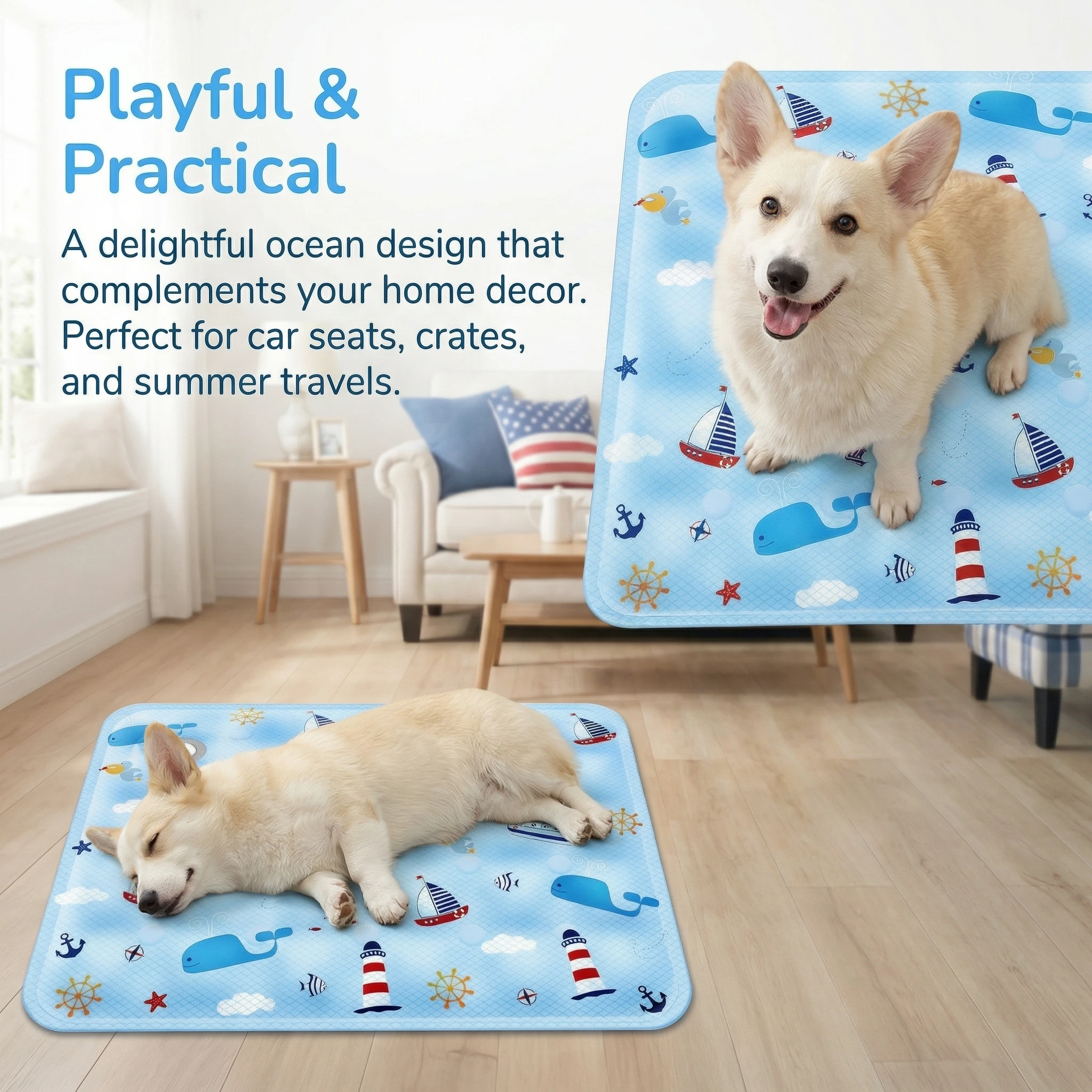 Summer Pet Cooling Pad For Dogs And Cats Universal Cooling Mat_voghion.com