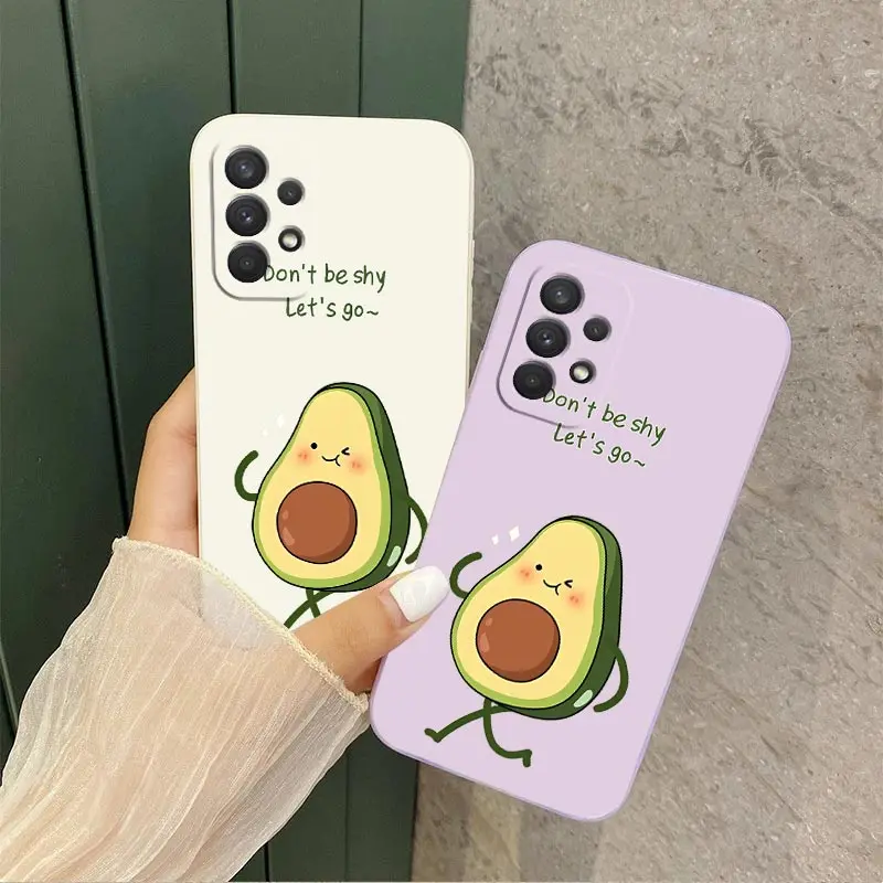 Avocado Family Silicone Phone Case - Stylish and Protective Cover
