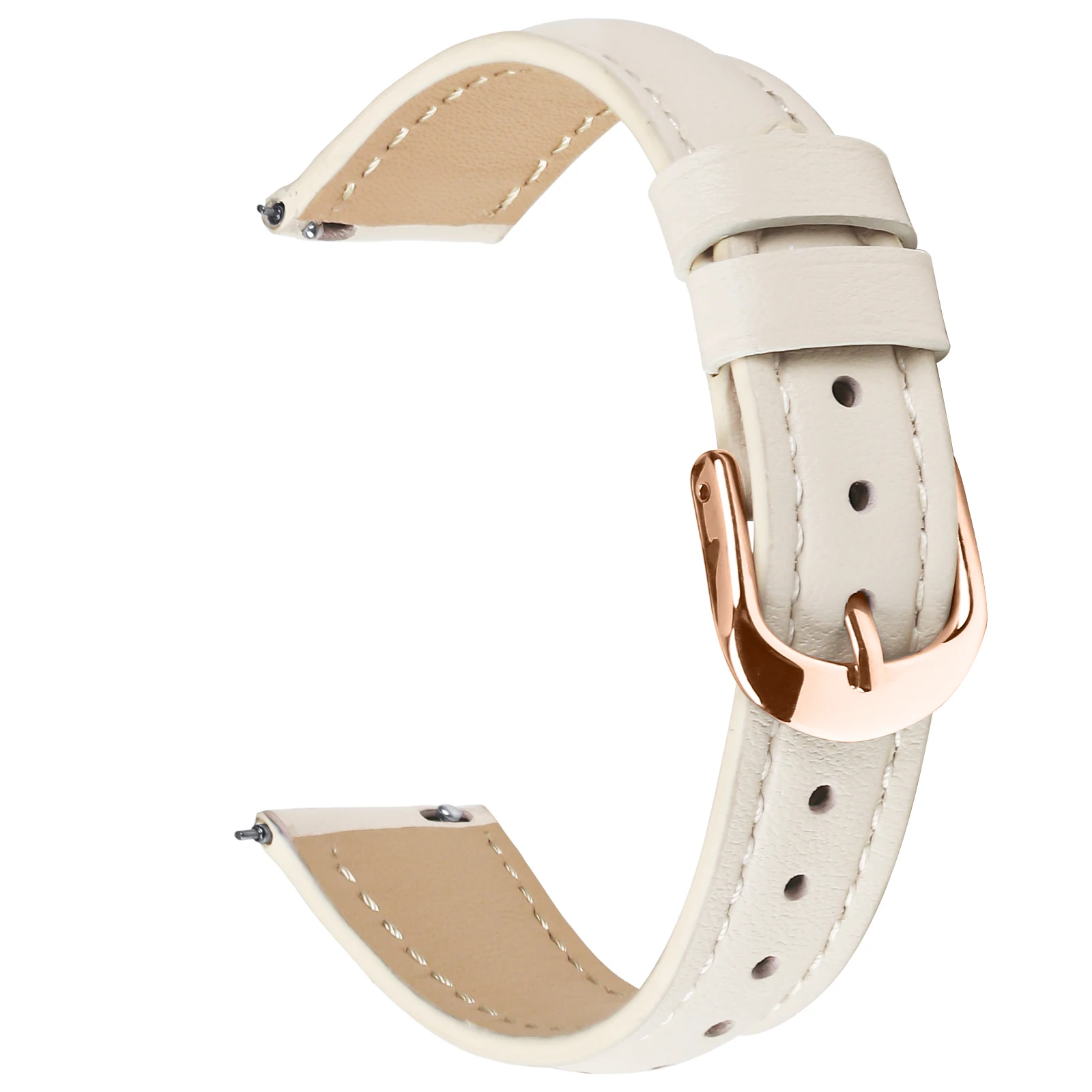 Leather Sport Band Replacement: Slim Adjustable Wristband for Business and Casual Wear