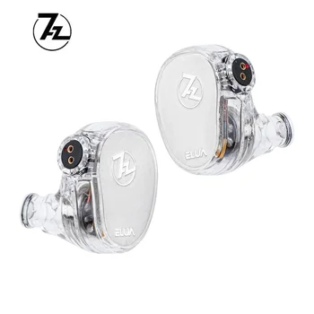 Cuffie HBB Elua da 7 Hz x 10 mm + 8 mm Auricolari Hifi IEM con doppio driver dinamico con design cavo staccabile e suono bilanciato