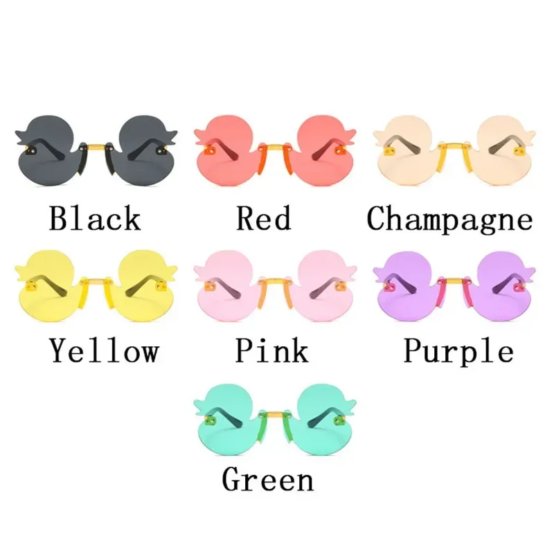 Cute Duck Children's Sunglasses Summer Fashion Sun Glasses Anti-ultraviolet Glasses Party Decorative for Child 선글라스