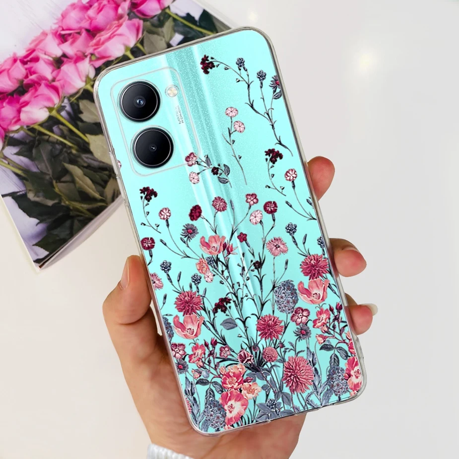 Stylish Painted Soft Silicone Back Cover – 6.5'' Phone Case