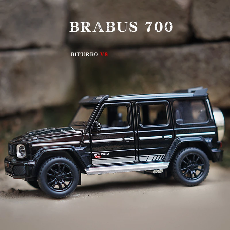 

Модель 1/32 года, коллективный автомобиль Brabus G700 из сплава, металлическая модель, коллективная Миниатюрная модель, детская игрушка, подарок для мальчиков