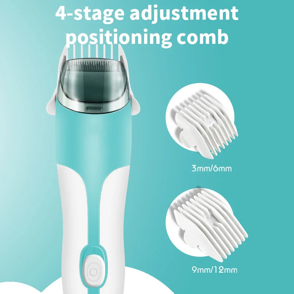Electric Shaver Vacum Haircut Clipper Baby Must Have Hair Cutter Child Vacuum Cutting Machine Automatic Shaving Mother Care Tool