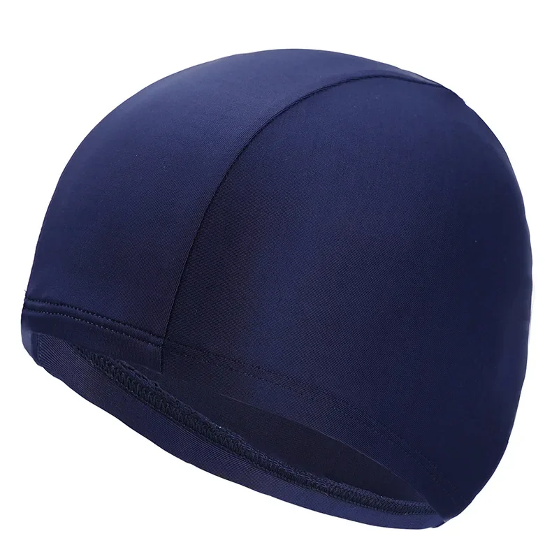 Children Swimming Cap Polyester Summer Boys and Girls swimming cap