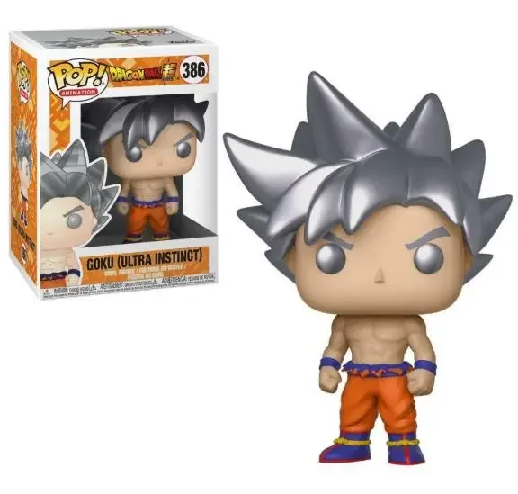 Funko Dragon Ball Goku (Ultra Instinct) A Shiny Silver 386 # Vinyl Action Figure Giocattoli Da Collezione Per Bambini